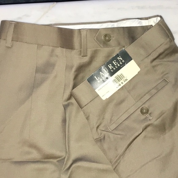 Cuffed Ralph Lauren Mens Trouser - Picture 1 of 5